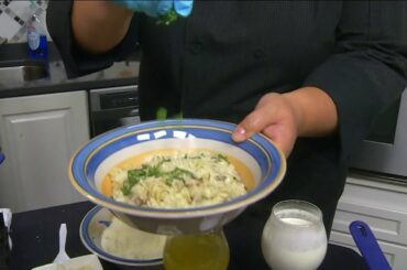 Daytime Kitchen:  Homemade Alfredo Sauce with Liberty University Dining Services