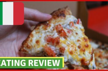 Eating Omega Pizza Italian Philly Cheese Steak (Authentic Italy Food IN CANADA)