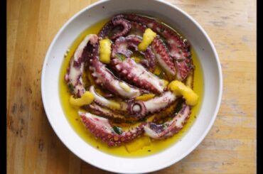 Octopus Recipe! How to cook Octopus Greek style by Theo Michaels