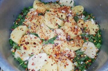 Aaloo methy ki sabzi#fenugreek#potato,,, Grandmother's style, simplest recipe