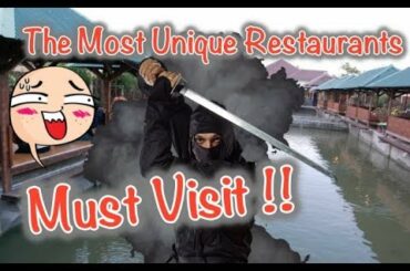 THE MOST UNIQUE RESTAURANTS MUST VISIT IN USA & INDONESIA