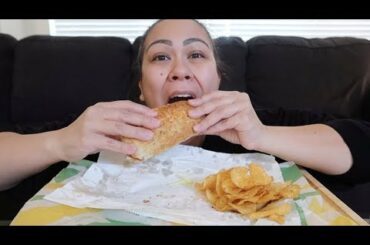 SUBWAY MUKBANG | ITALIAN BMT & JALAPENO CHIPS
