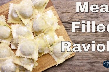 🔵 How To Make Meat Filled Ravioli From Scratch || Glen & Friends Cooking