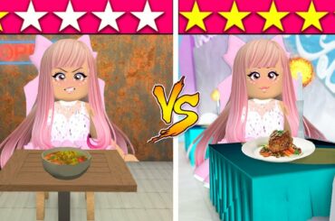 I Went To The WORST And The BEST REVIEWED Restaurants In Roblox!