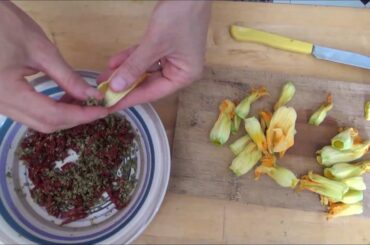 courgette flower battered easy italian recipe