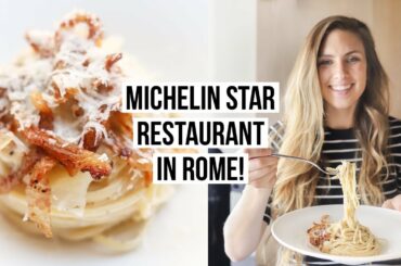 Eating at a 1 STAR MICHELIN RESTAURANT in Rome, Italy! ★ Lunch at Ristorante Moma in Roma.