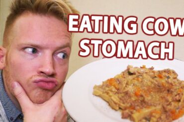Eating Italian Cow Stomach - Lampredotto
