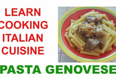 ITALIAN CUISINE - Pasta Genovese (from Genoa)