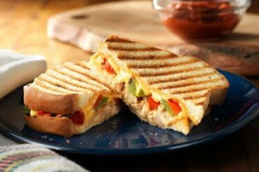 #sandwich #paninisandwich             Chicken Panini Sandwich Recipe- Italian cheese sandwich recipe