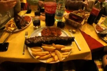 Eating Out in Italy - Rib Night