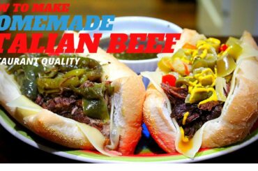 { DELICIOUS ITALIAN BEEF} HOWTO MAKE EASY HOMEMADE ITALIAN BEEF RESTAURANT QUALITY RECIPE IN 2019