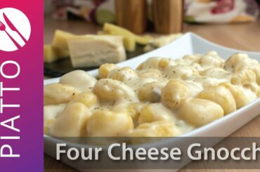 Gnocchi Cheese Sauce  | Four Cheese Recipe with Creamy Gorgonzola