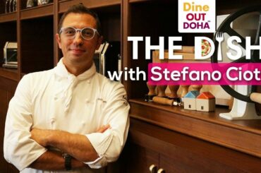 The dish with chef Stefano Ciotti