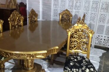 #24 Luxury Dining Set Latest Furniture Collection unmatched prices Buy Online @aarsunwoods.com