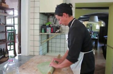 Lenora Boyle's Italy Retreat for Women taking cooking class in Italy