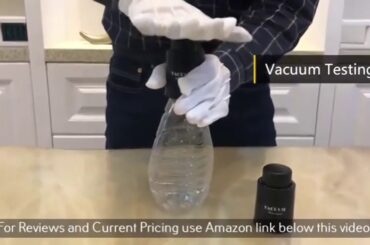 [2 PACK]Wine Bottle Stoppers,Real Vacuum Champagne Stoppers,Reusable Wine Preserver,Wine C MVSN