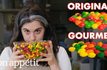 Pastry Chef Attempts To Make Gourmet Skittles | Gourmet Makes | Bon Appétit