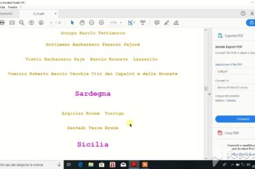 Italian Cult Wines Sensory