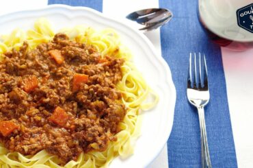 🔵 Veal And Beef Tagliatelle Bolognese Recipe