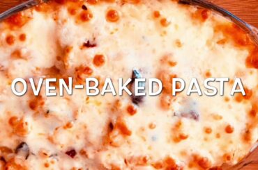 Oven-baked pasta |Italian pasta recipe | Homemade white sauce pasta