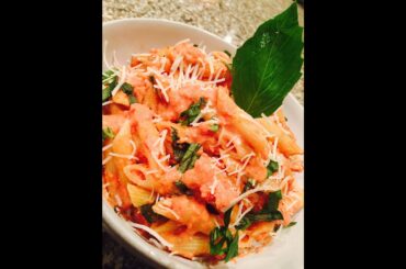 Penne with Pink Vodka Sauce! "Now that's Italian"