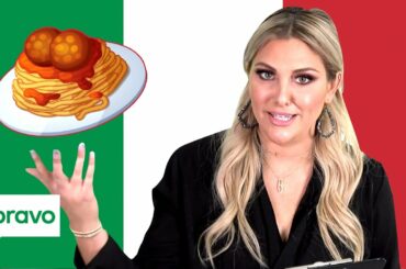 RHOC Gina Kirschenheiter Reads an Italian Restaurant Menu Just Because | Bravo Insider Exclusive