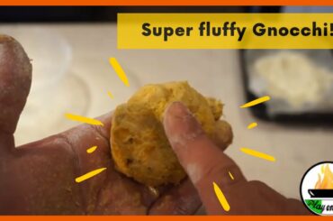 Italian Gnocchi Recipe - Made with Squash from scratch (Step by Step) Dario Play on Fire