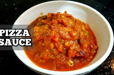 PIZZA SAUCE-Homemade Pizza Sauce Recipe-How To Make Italian Pizza Sauce At Home-Italian Pizza Sauce