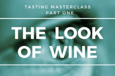 A Tasting Masterclass - Part 1 of 3 -  The Look of Wine