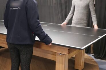 Automated Lift Up-and-Down Slate Pool Table (Can Convert to Dining Table, Table Tennis)