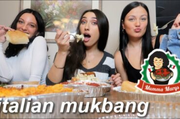 MUKBANG: mumma mary’s italian  food
