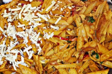 ঘরে থাকা অল্প উপকরণ দিয়ে স্পাইসি পাস্তা||Homemade pasta Recipe
