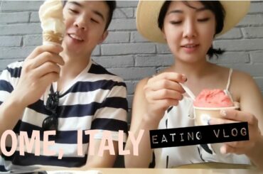 What to eat in Italy 로마 피자 젤라또 맛집 [Eating Vlog] 한국호주 국제커플 / Travel for food / 여행 먹방 Mukbang