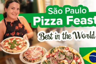 SÃO PAULO Pizza. Is Pizza in Brazil better than Italy? 🤔Eating the Best Pizza in the City.