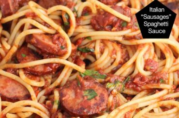 Meal Prep Italian "Sausage" Spaghetti Sauce Recipe  (Veganuary)