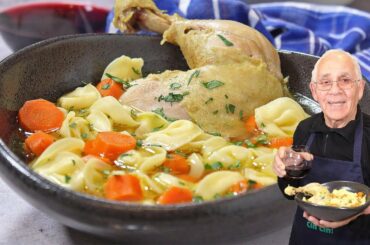 Chicken Soup with Tortellini