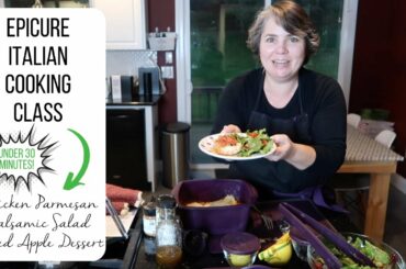 Yummy Italian Chicken Parmesan Dinner with Epicure