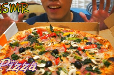 ASMR Eating Pizza with Lemonade Beer (Eating Sound) --- KH ASMR