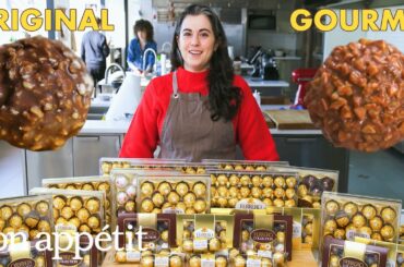 Pastry Chef Attempts to Make Gourmet Ferrero Rocher | Gourmet Makes | Bon Appétit