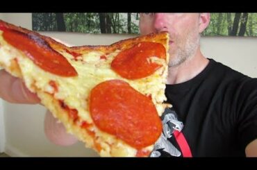 Making Cauliflower base Pepperoni Pizza - Best Keto Pizza recipe only 10 grams sugar