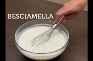 Italian BESCIAMELLA (Bechamel sauce) - Original Italian recipe (2min)