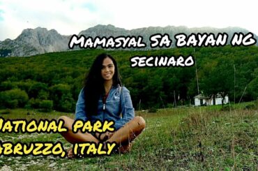 MAMASYAL SA BAYAN AT NATIONAL PARK (ABRUZZO, ITALY)