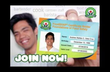 Level 1 Foundations of Food Safety   OFWs in Italy