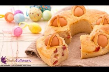 Casatiello ( Neapolitan Easter bread ) - original Italian recipe