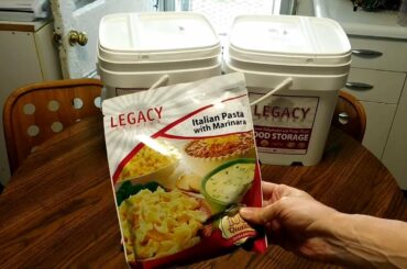 The Watchman News - Legacy Long Term Storage Food Italian Pasta with Marinara - Cook - Review