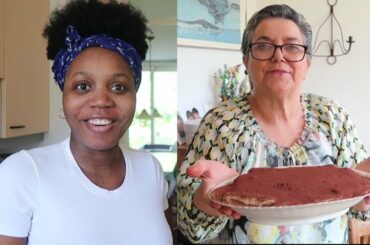 COOKING WITH MY MOTHER IN-LAW / HOW TO MAKE TIRAMISU !! Classic Italian Dessert Recept