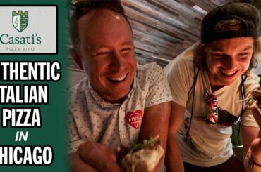 Eating Authentic Italian Pizza in Chicago