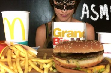 ASMR McDONALD'S BIG MAC GREAT EVENT ITALY (EATING SOUNDS) MUKBANG