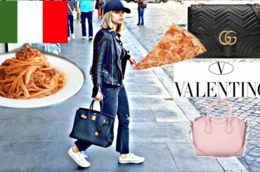 LUXURY SHOPPING & EATING IN ROME 🇮🇹