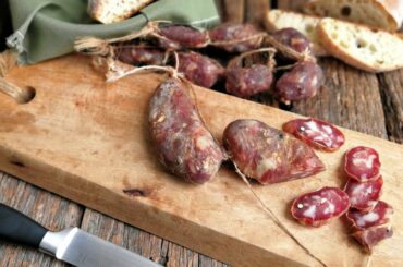 homemade Italian CACCIATORINI SALAMI DIY